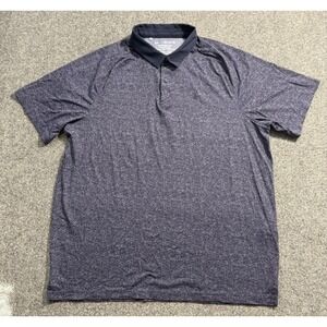 Under Armour Iso Chill Polo Shirt Mens‎ XL Midnight Blue Vented Golf